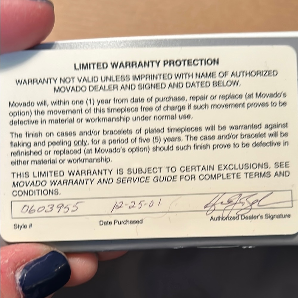 Women’s Movado esperanza watch vintage - Picture 4 of 12